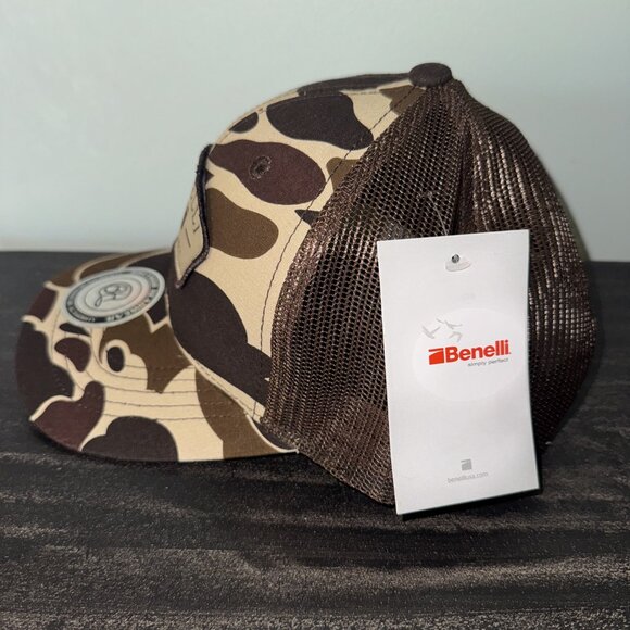 Benelli Camo Hat Simply Perfect Mesh Back Trucker Cap - Brand New - Picture 4 of 5